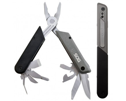 Купите мультитул SOG Baton Q3 ID1021 (пассатижи, клинок, стамеска, открывашки, напильник, отвертки, шило) в Москве в нашем интернет-магазине