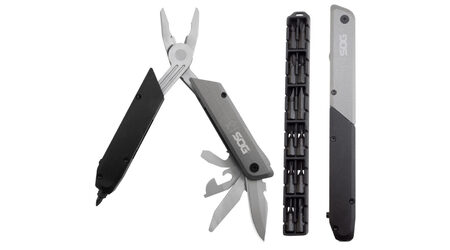 купите Мультитул SOG Baton Q4 / ID1031 (пассатижи, открывашки, напильник, клинок, бит-драйвер) в Москве