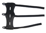 Крага для защиты предплечья Junxing JX107A (черная, кордура, 3 липучки)