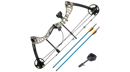 купите Уценка! Блочный лук Man-kung MK-CB50 камуфляж(коробка мятая, комплектацию уточняйте у продавца) в Москве