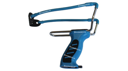 купите Рогатка спортивная Man-Kung MK-SL08/BL (синие рукоять и тетива) в Москве